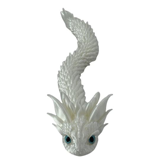 3D Printed Snake Figurine Flexible Articulated Snakes Model Stress Relief Fidget Toy for Home Office Desk Ornament Aquarium Landscape