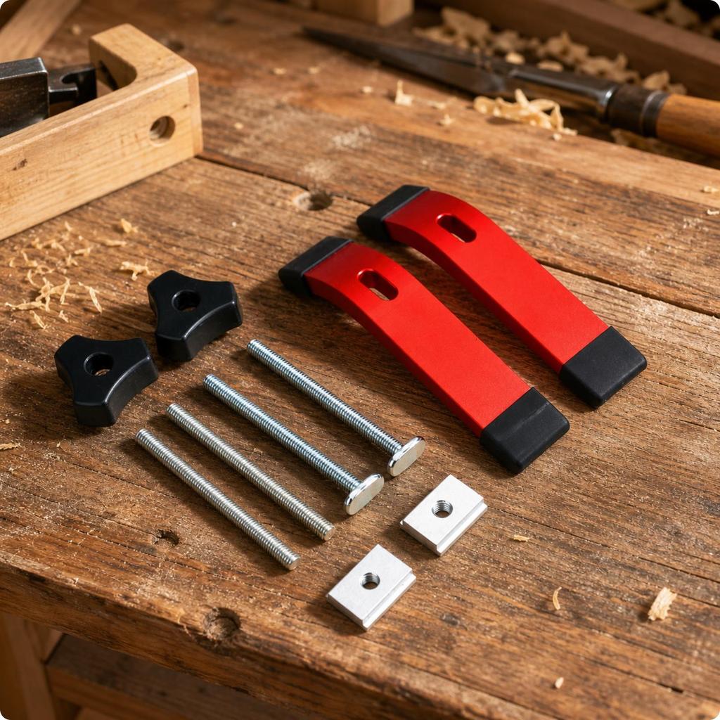 2 Pieces T-Slot Clamp Bar with Hardware Sturdy Heavy-Duty