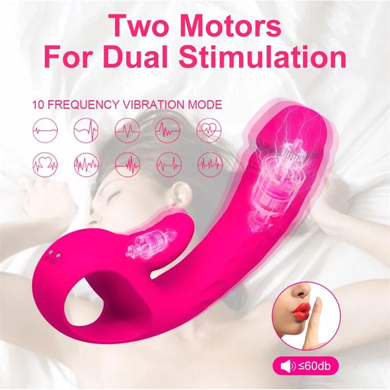 10 Frequency Dual Motor Vibration Women'S Strong Vibrator Inspur Generation 3 Women'S Electric Equipment Sex Toy for Women