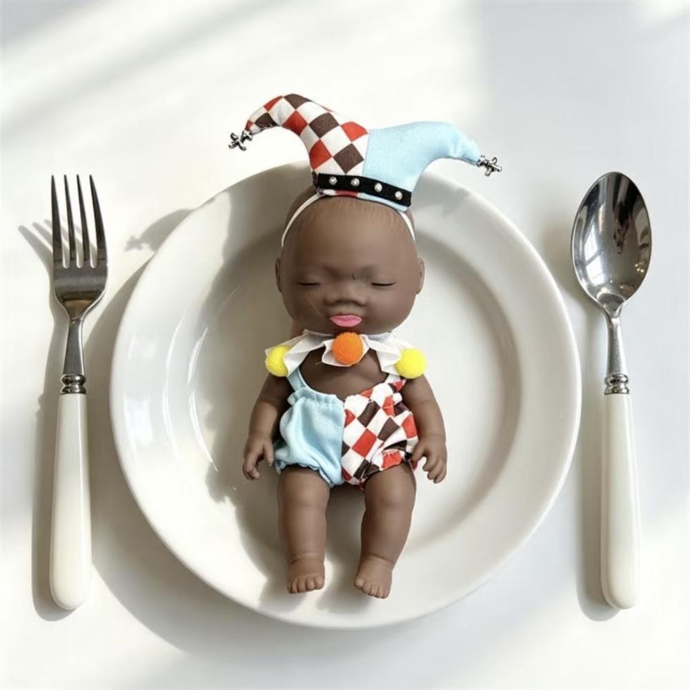 Hand Relax Black Skin Squishy Desk Home Ugly Doll Toy Creative Natasha Squeeze Doll  Festival Gifts