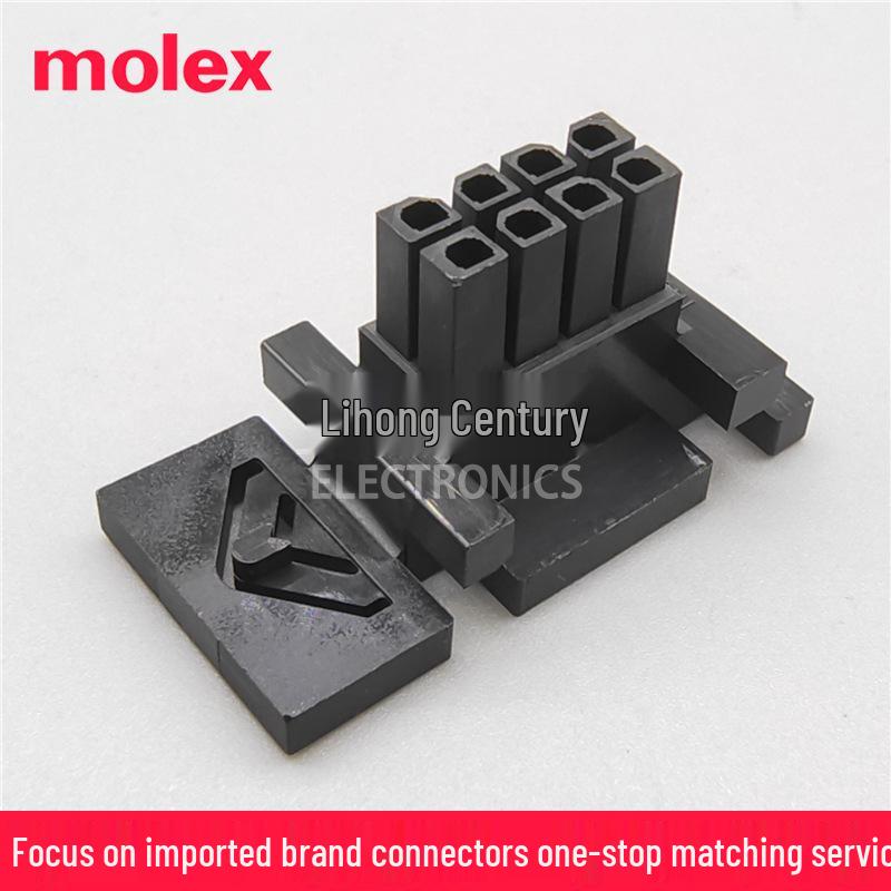 Original Molex Connector 44133-0800: 8-Pin, 3mm Pitch, Plastic Housing