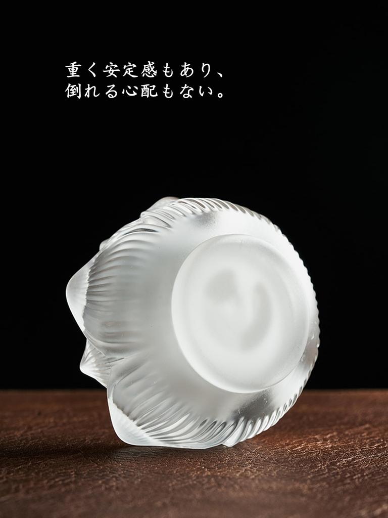 Q'foo Lotus Flower Incense Holder for Buddhist Altars, Stylish Glass Mini Incense Burner, Buddhist Altar Accessories, Zen Decor (Lotus Flower)