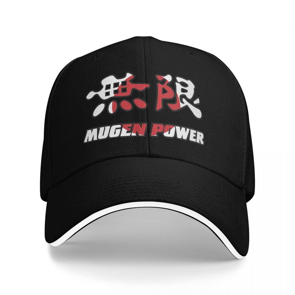 Unisex Baseball Hats Mugen Power Racing Logo Outdoor Streetwear Summer Sports Baseball Caps Hip Hop Cap Casquette Hats