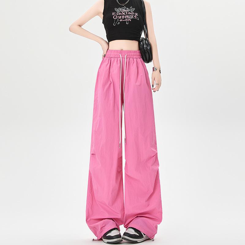 Work Pants for Women Loose and Slim and Versatile New Summer Thin Quick-drying and Drape Casual Pants Sports Pants