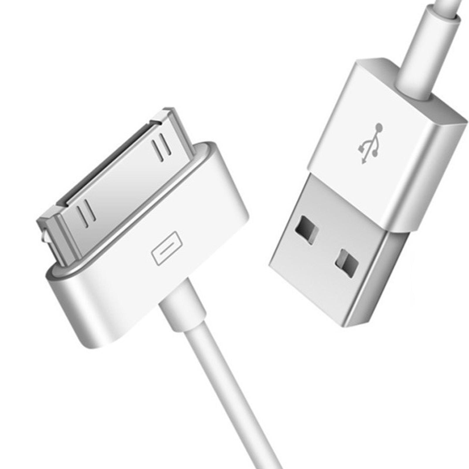 

Прочный 30-контактный USB-USB-кабель для передачи данных для iPhone 4/4s iPad 1/2/3, провод для зарядки и передачи данных 100 см/39,37 дюйма