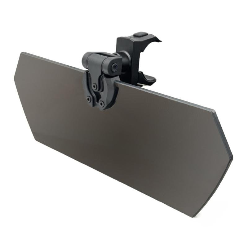 UTV Sun Visor Universal Sun Protections Visor Anti-Glare Polarized Sun Visors Work with Windshield Fit 1.5-2'' Roll Bar
