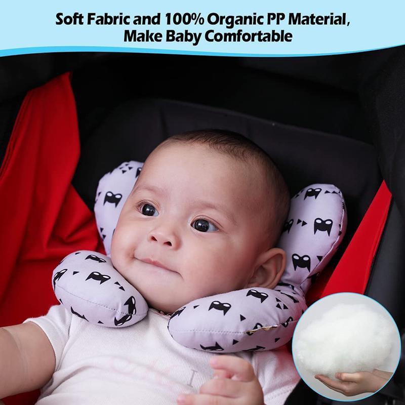 Memory Foam Neck Pillow for Newborns Infants Car Seat Stroller Head Support Cushion Universal Travel Accessories