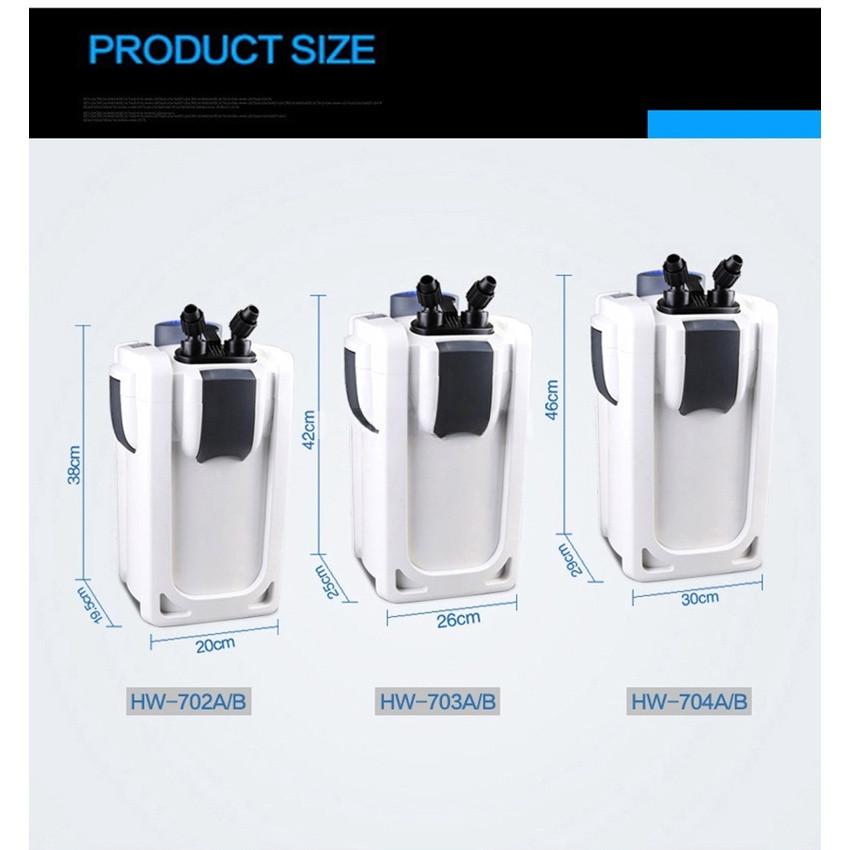 15W 30W 45W Ultra-quiet External Aquarium Filter Bucket UV Sterilizer Aquarium Lamp Canister Filter Aquarium Filter