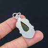 Easter Sale 925 Sterling Silver Polychrome Jasper Gemstone Boho Pendant Jewelry