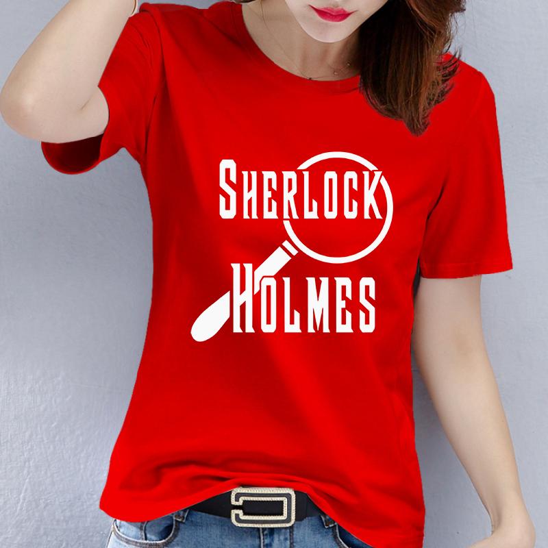 Funny ShortSleeved TShirt Magnifying Glass Respecting Fate Helping Others Unique Personality Design for Lovers