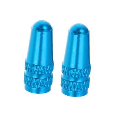 BULLSPANN Set of 2 Aluminum Alloy Valve Caps for French Valve for Bicycle Mountain