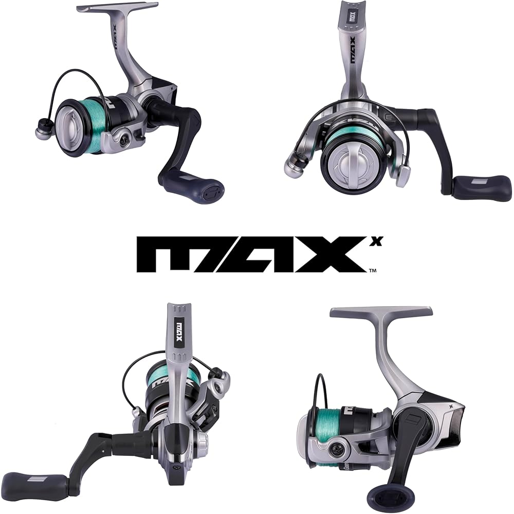 AbuGarcia Max X 2000 Fishing Reel with Line Beginner Friendly Lightweight Durable