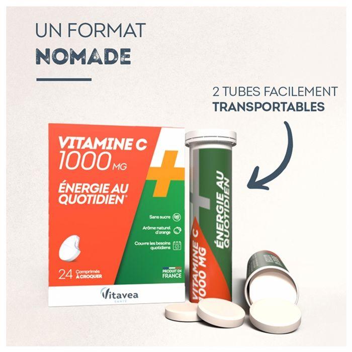 Vitavea Vitamine C 1000mg Energie Au Quotidien 24 Comprimés À Croquer