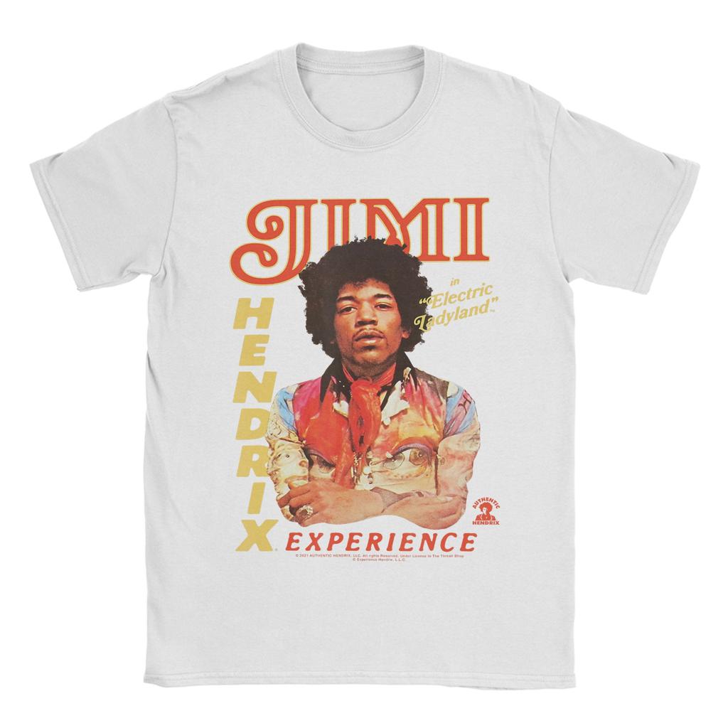 Jimi Hendrix T Shirt Summer Hipster TShirts Mens Cotton Comfortable Plus Size Tees Short Sleeves Awesome Tops