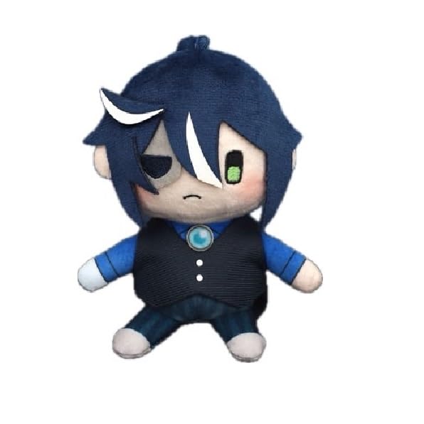 Demon Butler and Black Cat Plush Keychain Boski Arenas Akuneko Boski