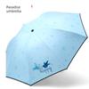 Paradise Umbrella Sun Protection UV Protection Umbrella Female Sun Umbrella Goddess Black Glue Fresh Dual-Use Sun Umbrella Foldable