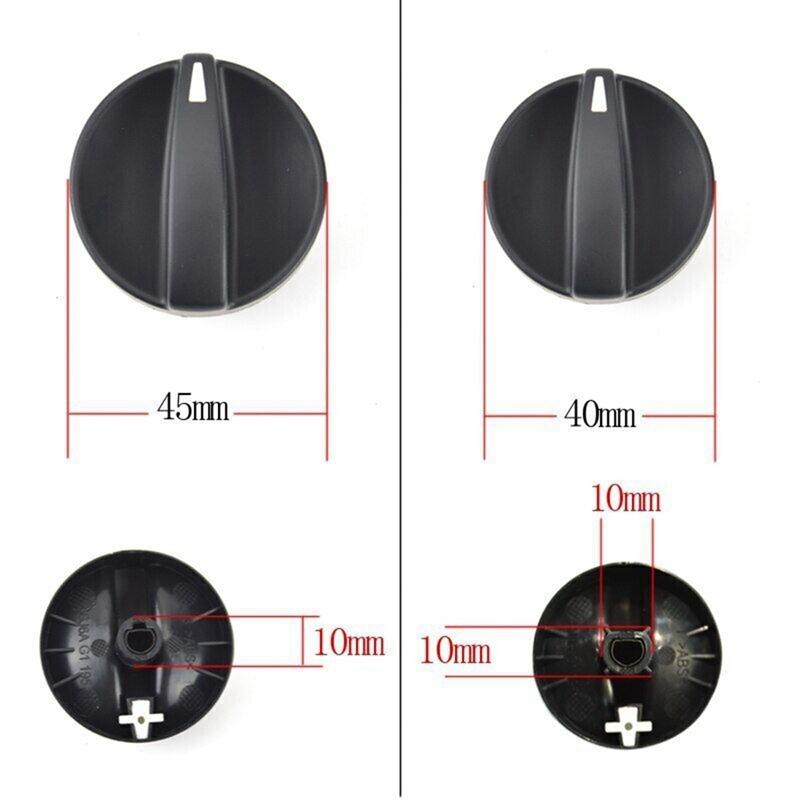 3Pcs Car A/C Heater Climate Control Switch Knobs Control Switch Knobs For 2006-2008 Mazda 6 GV2W-61-195 GV3A-61-195