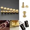 5 buc. șurub, buton, șurub, alamă, unghii, 4-15 mm, pentru bricolaj, curea de modă, geantă din piele.