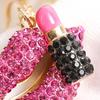 Rhinestone Lip Keychain Pendant Diamond Lip & Lipstick Bag Charm Sparkling Lip Pendant for Women Girls