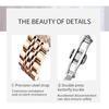 "Elegant Women's Rose Gold Crystal Watch Waterproof Stainless Steel Business Style"