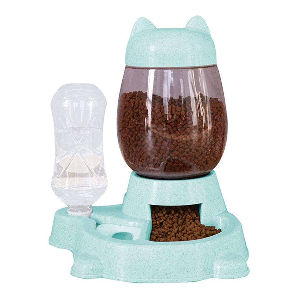 Automatic Feeder Food Feeder And Water Dispenser Cute Dog Bowl And Bottled Water Pet Water Dispenser
