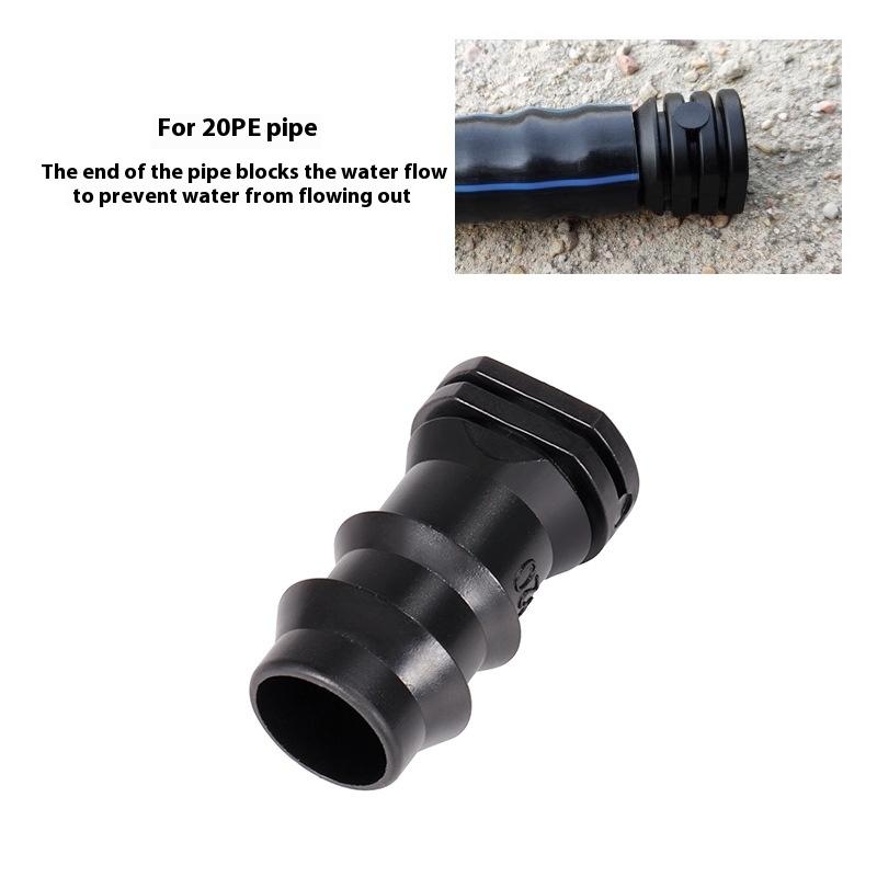 10/20 Stuks Tuinslang 16 Mm Stekkeruiteinde Slang Waterafdichting Plastic Slangafsluiting Irrigatiestop Drip Irrigatie Slangkoppelingen