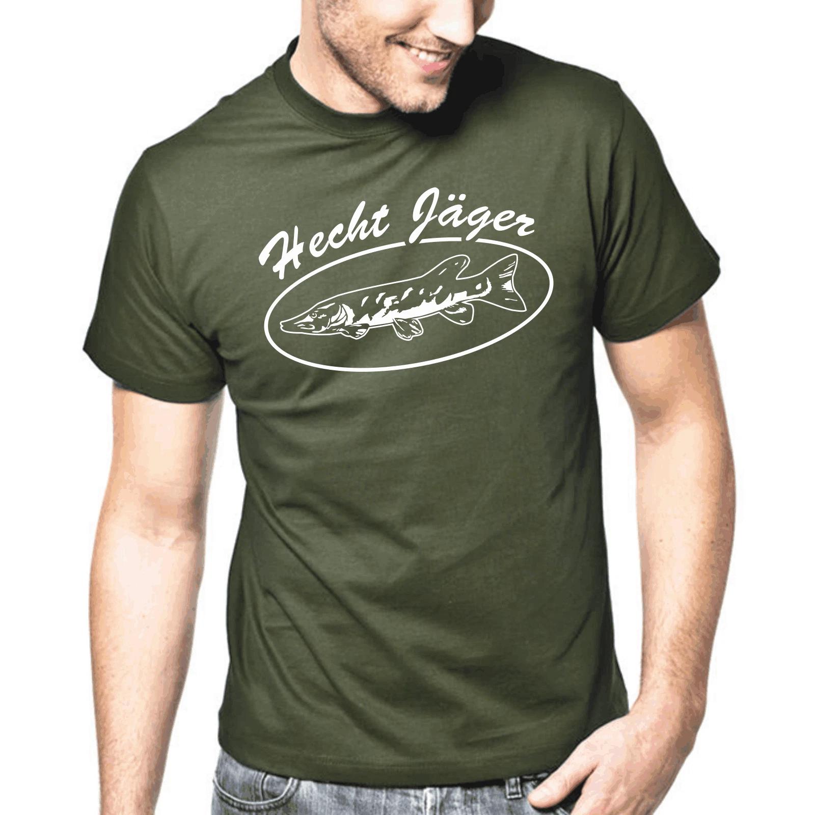Men s and Women s T-shirts Fire Hunter Fisherman Fishing Predator Said Funny Gift L