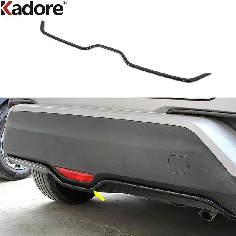 For Toyota CHR C-HR 2016 2017 2018  Carbon Fiber Rear Bottom Bumper Cover Trim Tailgate Boot Lid Strip Car Accessories