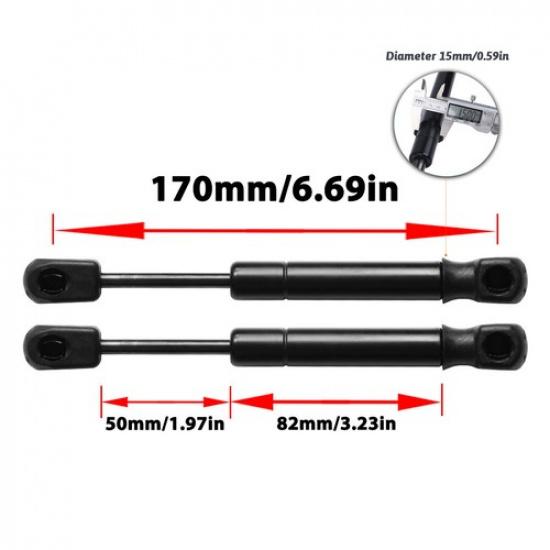 2Pcs Rear Trunk Tailgate Gas Shock Struts Lift Support For Chrysler 300 2011-22