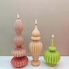 Striped Tower Candle Silicones Molds for Making Candle Soap  Table Ornaments Gypsum Decorations, Epoxy Resin Craft