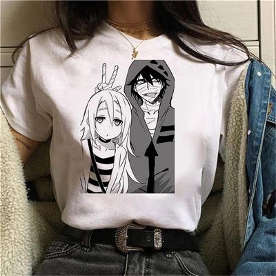 Noi tricouri anime japoneze pentru femei Tricouri grafice Îngerul morții Isaac Zack Foster tricouri Raychel Tricou casual pentru femei unisex