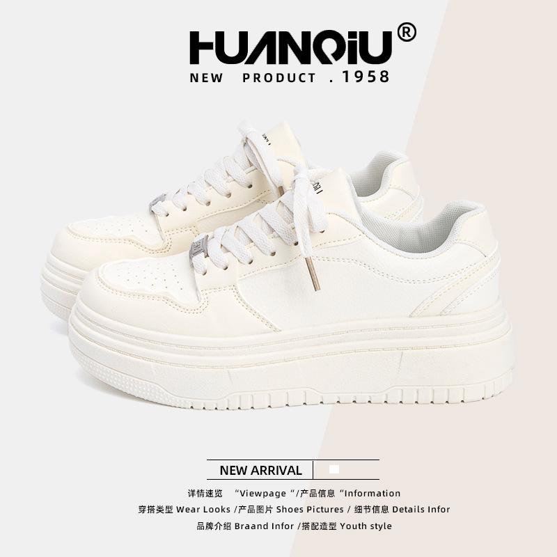 Global Platform White Shoes Women's ZHQ5958 New Summer Student Versatile Niche Casual Board Shoes Women's Shoes