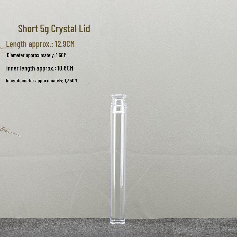 Acrylic Incense Holder - Transparent Plastic Agarwood Stick and Sandalwood Incense Storage Tube