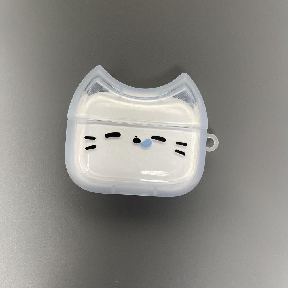 Dustproof Sleepy Cat Earphone Case Headphone Protective Case for Airpods 4 3 2 1/ Pro/Pro2