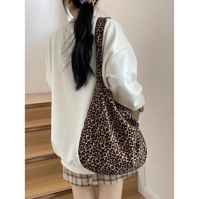 New Commuter Versatile Large Capacity Leopard Print Tote Bag