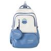 Lightweight Contrast Backpack Student Schoolbag Large Capacity Backpack
