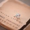 Dark Night 925 Sterling Silver Non-Pierced Frog Ear Cuff - European & American Style Alternative Ear Gauges Jewelry.
