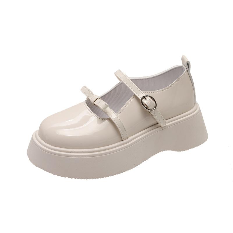 

Французские туфли на платформе, женские, весна-осень 2025, новые, с юбкой, бантом, универсальные, легкие, женские туфли Мэри Джейн 40