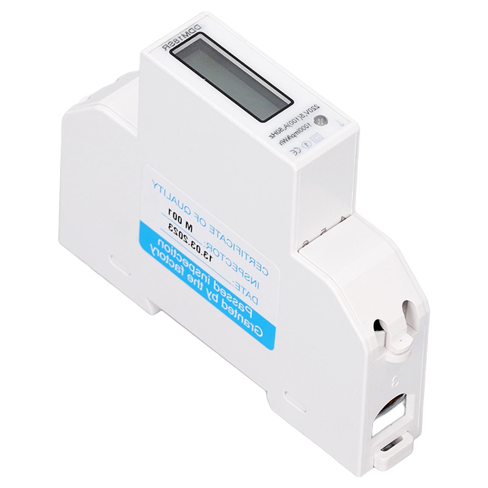 

DC220V Electric Energy Meter LCD Display IP51 Waterproof Remote RS485 Single Phase Electricity Usage