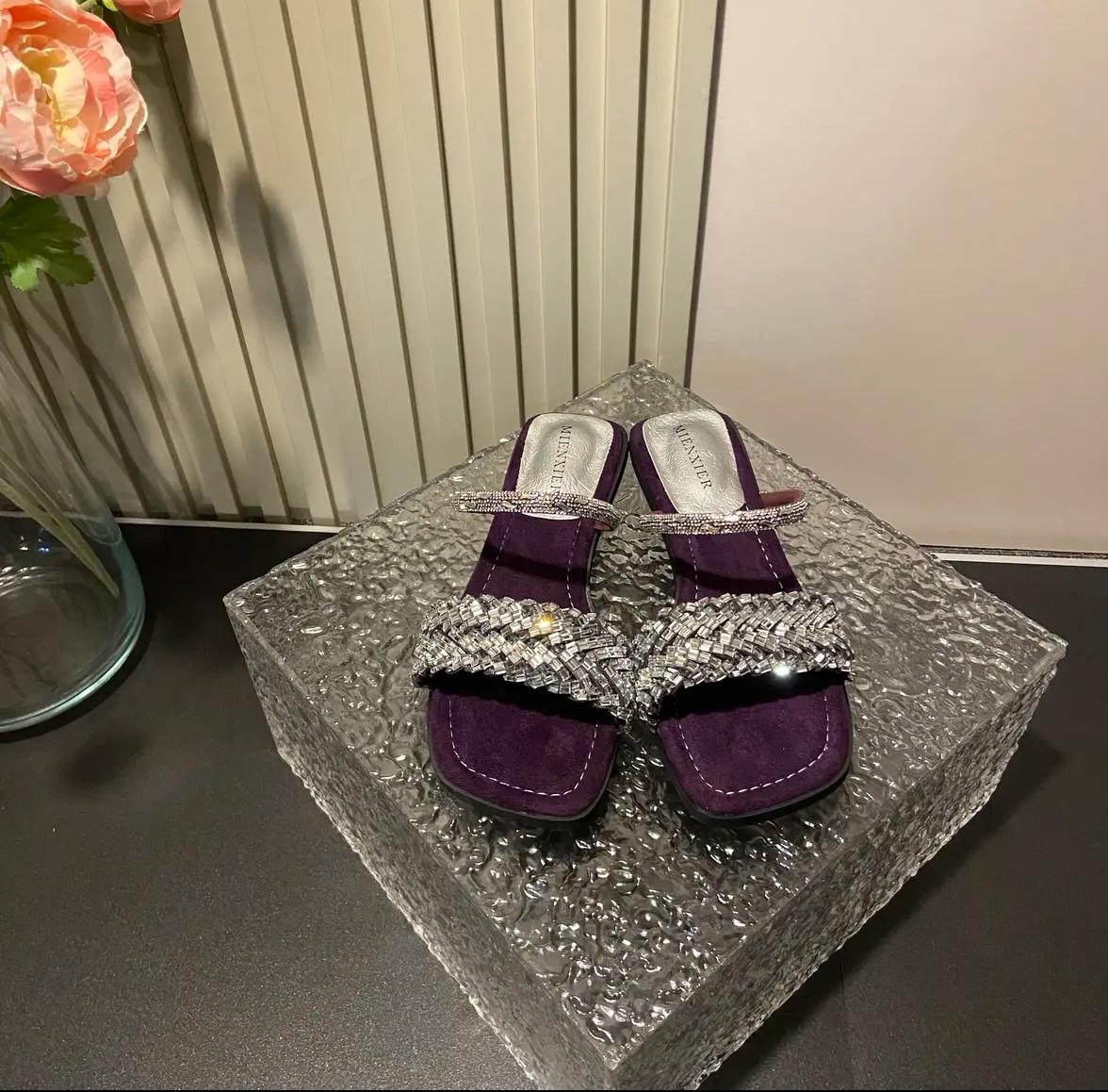 Мода Летняя мода новые сексуальные тапочки удобные сандалии обувь на плоской подошве 40 — фото 8