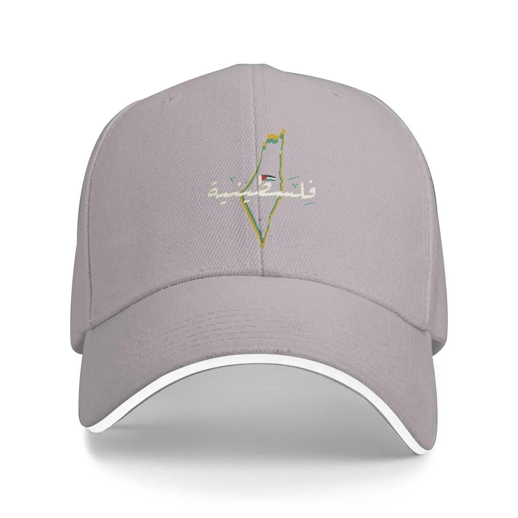 Palestinian Map Baseball Cap Fashion UnisexTeens Trucker Hat Wholesale Print Kpop Rock Baseball Caps Birthday Gift