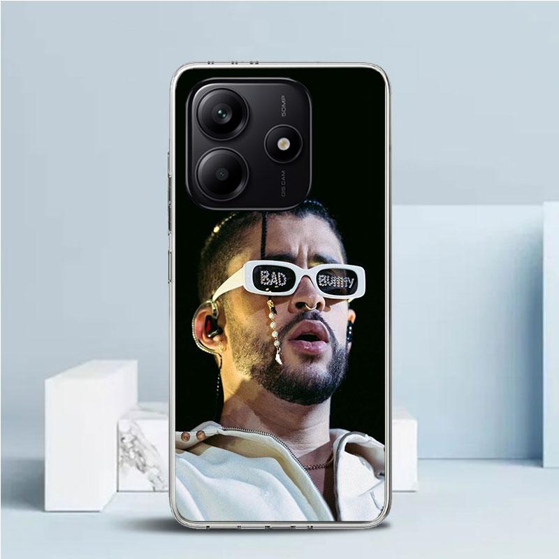 Bad Bunny X100pre Soft Cover for Xiaomi Redmi Note 15 14 13 12 Pro Plus Phone Case 14S 11S 11T 11E 10S 10 4G Pattern Shell Redmi