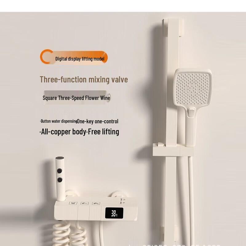 

Digital Display Liftable Shower Set