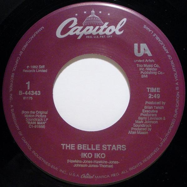 

7inch Record BELLE STARS - Iko Iko B44343 CAPITOL 1988 US Soundtracks & Musicals Used