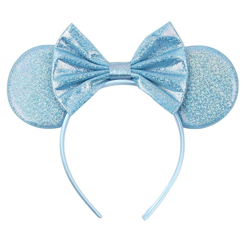 Einfarbiger Mausohren-Stirnband für Mädchen Frauen Geburtstagsparty Haarband Festival Cosplay Haarschmuck