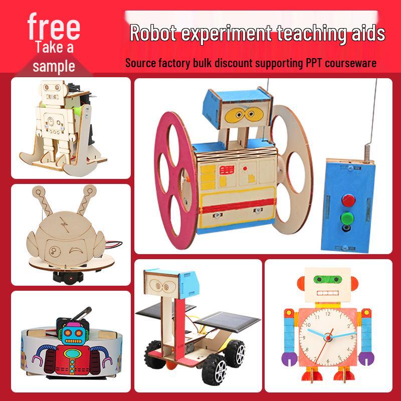 DIY Robot Science Experiment Kit for Kids - Handmade Educational Toy