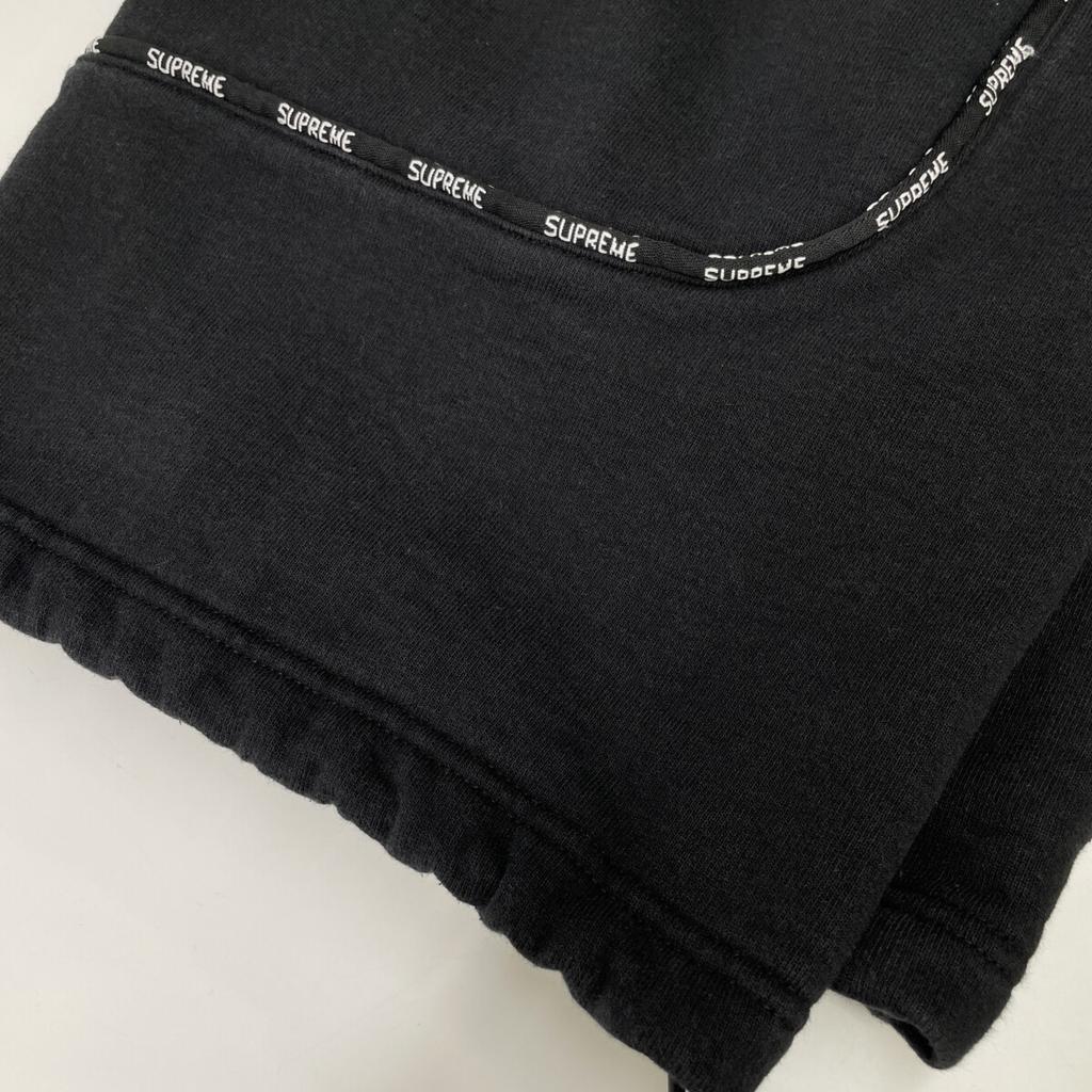 Supreme 25FW Black Piping Sweatpants Bottoms XL blackUsed