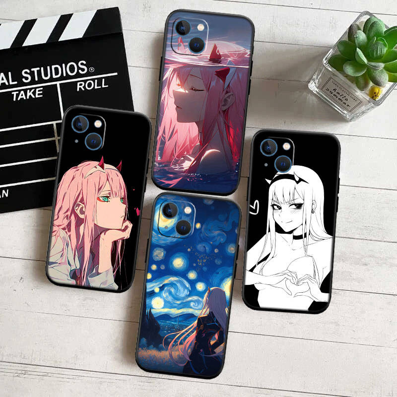 MH157 Zero Two Phone Shell Case for Redmi Note 12 12S 12C 13 13C 13R 14 14S 14R 14C Pro Max Plus A3 A3X A4 A5 11A 13X