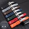 20mm 21mm 22mm Natur Weich Fluorkautschuk FKM Gummi Uhrenarmband Für IWC Armband Big Pilot Portofino TOP GUN Uhrenarmband Mit Niete