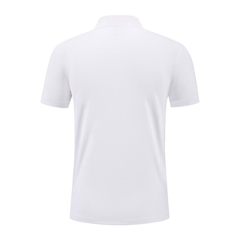 Summer Men's Solid Color Polo Shirt Short Sleeve Lapel Button Tshirts Casual Breathable Jogging Tops Cycling Suit Work Business